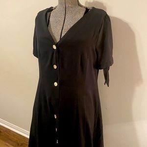 Fit and Flare Black Dress